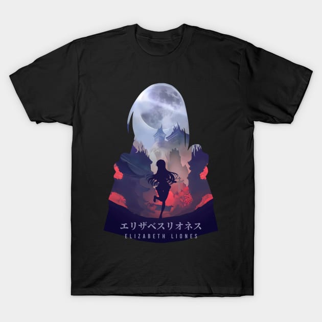 Elizabeth - Dark Illusion T-Shirt by The Artz